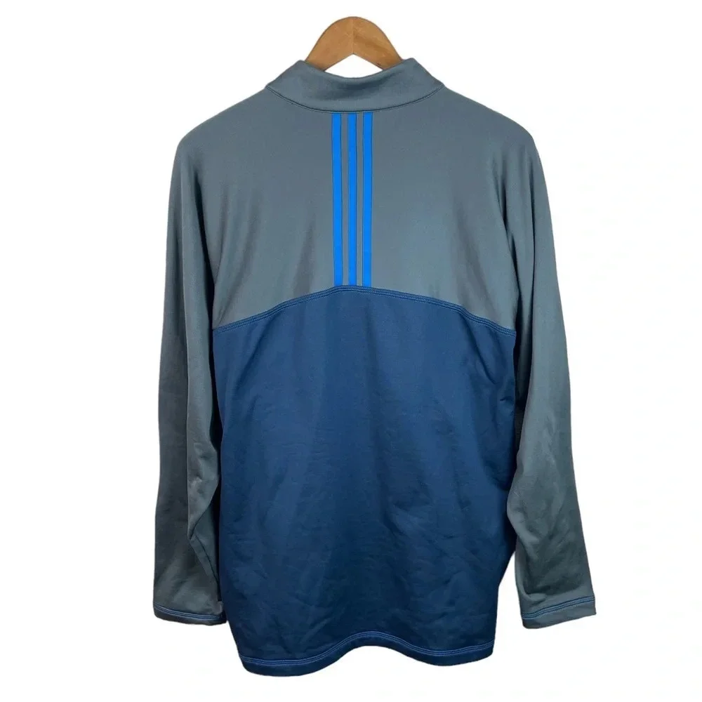 B1 Mens Adidas Clima Warm Golf 1/4 Zip Performance Pullover Training Jacket L
